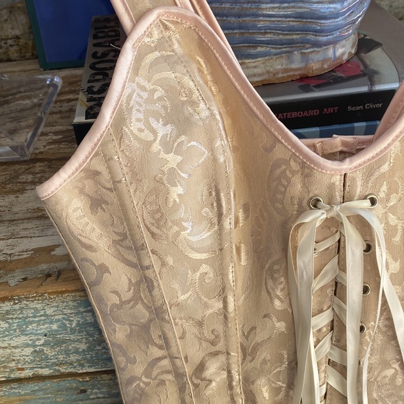 Steampunk Waist Training Corset Bustier Overbust Top Shaper - Small - Picture 3 of 9